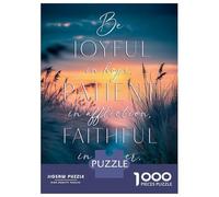 Puzzle De 1000 Pièces pour Adolescents Romans 1212 Quote Puzzle Anti-Stress, Amusant Et Original, Cadeau Unique pour Un Anniversaire Ou Noël 70x50cm/1000pcs