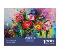 Puzzle De 1000 Pièces pour Adolescents Roses in My Garden Puzzles pour Adolescents - Jeu Manuel - Une Œuvre d'art - Cadeaux Uniques pour Un Anniversaire Ou Noël 70x50cm/1000pcs
