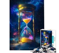 Puzzle de 1000 pièces pour Adolescents « Sablier Cosmique Difficile et Stimulant mais Amusant et Humoristique Décoration Murale Convient aux 14 Ans et Plus (38x52cm)