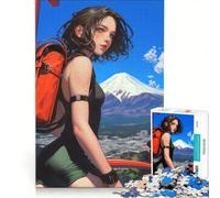 Puzzle de 1000 pièces pour Adolescents Sac à Dos Wanderlust Jeu Impossible pour Fille Cadeau d'anniversaire Unique 50x75cm