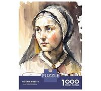 Puzzle De 1000 Pièces pour Adolescents Saint Bernadette Soubirous Puzzles pour Adultes Jeux Relaxants, Amusants Et Humoristiques, Idéal comme Cadeau 52x38cm/1000pcs