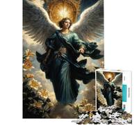 Puzzle de 1000 pièces pour Adolescents Saint Gabriel l'ange Messager de Dieu Idéal pour Un Anniversaire ou Noël Jeu éducatif Difficile (à partir de 14 Ans)