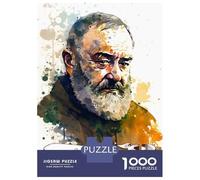 Puzzle De 1000 Pièces pour Adolescents Saint Padre Pio Puzzle pour Adultes Jeux Relaxants Découpe De Précision Difficile Et Stimulant 38x26cm/1000pcs