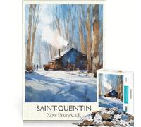 Puzzle de 1000 pièces pour Adolescents Saint-Quentin, Jouet à Monter soi-même, décompressant et Stimulant intellectuel, idéal pour décorer Un Bureau 50x75cm