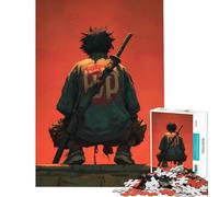 Puzzle de 1000 pièces pour Adolescents Samouraï Urbain avec épée Jeu éducatif et Stimulant Cadeau Amusant et Difficile (50x75cm)