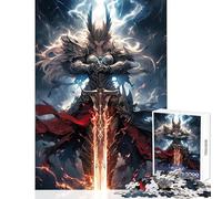 Puzzle de 1000 pièces pour Adolescents « Sapphire Gaze Crimson Will » Jeu éducatif et Casse-tête idéal Collection d'artistes Format 38x26cm