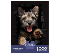 Puzzle De 1000 Pièces pour Adolescents Scottish Terrier Puzzle Anti-Stress, Décoration Murale pour Anniversaire, Noël 70x50cm/1000pcs