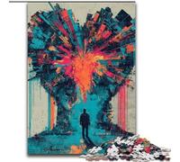 Puzzle de 1000 pièces pour Adolescents, Sculpture mystérieuse, Jeu d'intelligence cérébrale addictif pour la décoration de la Maison (50x75cm)