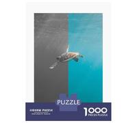 Puzzle De 1000 Pièces pour Adolescents Sea Turtle Guadeloupe Puzzles pour Adultes - Défi Difficile - Activités Amusantes À La Maison pour Les Jeux 38x26cm/1000pcs
