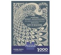 Puzzle De 1000 Pièces pour Adolescents Secession, Kunst Ausstellung Puzzles pour Adultes - Défi Difficile - Activités Amusantes À La Maison pour Les Jeux 52x38cm/1000pcs