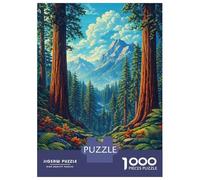 Puzzle De 1000 Pièces pour Adolescents Sequoia National Park Landscape Puzzles pour Adultes - Jeux De Détente, D'analyse Et De Logique - Cadeaux De Noël Et d'anniversaire 70x50cm/1000pcs