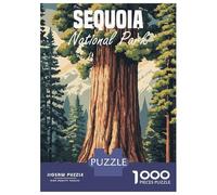 Puzzle De 1000 Pièces pour Adolescents Sequoia National Park Puzzles pour Adultes Jeux De Détente Découpe De Précision Cadeaux pour Amis Et Famille 38x26cm/1000pcs