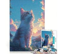 Puzzle de 1000 pièces pour Adolescents Sérénade au Coucher du Soleil décoration Murale ludique et Humoristique Cadeau d'anniversaire Original 38x26cm