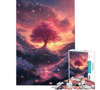 Puzzle de 1000 pièces pour Adolescents Sérénité des Fleurs de Cerisier Puzzle à Faire soi-même pour Adolescents idéal pour Passer Le Temps à la Maison et favoriser Les échanges Parents-Enfants