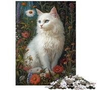 Puzzle de 1000 pièces pour Adolescents Sérénité en Fleurs Découpe de précision Idéal pour Partager Un Moment Complice Entre Parents et Enfants Cadeau de Noël ou d'anniversaire (75x50cm/1000 pièces)