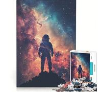 Puzzle de 1000 pièces pour Adolescents, Silhouette de Galaxie et d'astronomie, décoration Murale, pour s'amuser en Famille et renforcer Les Liens Entre Les Couples 38x52cm
