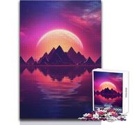 Puzzle de 1000 pièces pour Adolescents Sonic Sunset Serenade, Jeu intellectuel, Passe-Temps idéal pour Les Vacances à la Maison, Cadeau de Noël Secret, Format 38x26cm