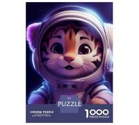 Puzzle De 1000 Pièces pour Adolescents Space Baby Tiger Puzzle pour Adultes, Jouet, Décoration Murale, pour S'amuser en Famille, Jeu Stimulant, Cadeaux 52x38cm/1000pcs