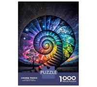 Puzzle De 1000 Pièces pour Adolescents Spiral Time Puzzle Casse-tête Jeu De Réflexion Améliore La Mémoire Difficile Et Stimulant 70x50cm/1000pcs