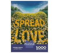Puzzle De 1000 Pièces pour Adolescents Spread Love Puzzles pour Adultes : Jeux Amusants Et Originaux, Cadeaux d'anniversaire Et De Noël Uniques Et Humoristiques 38x26cm/1000pcs