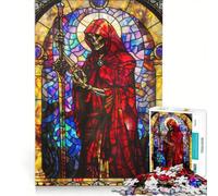 Puzzle de 1000 pièces pour Adolescents Squelette Macabre Jeu éducatif décompression intellectuelle défi Unique 50x75cm