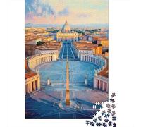 Puzzle De 1000 Pièces Pour Adolescents St. Peter's Basilica in Rome Puzzles Pour Adultes Vacances À La Maison Pour Se Divertir Interaction Parent-enfant Soirée Jeux Et Divertissement En Famille 38x26c
