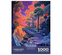 Puzzle De 1000 Pièces pour Adolescents Stairway to Surreal Puzzle, Jouet, Décoration Murale, Défi Difficile, Cadeau pour Les Amis Et La Famille 70x50cm/1000pcs