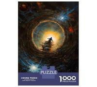 Puzzle De 1000 Pièces pour Adolescents Staring Into The Void Puzzle pour Adultes Jeu Manuel pour Améliorer La Mémoire Cadeau d'anniversaire, Cadeaux, 70x50cm/1000pcs