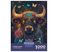 Puzzle De 1000 Pièces pour Adolescents Starry Bull Vision Puzzle pour Adultes, Jouet, Décoration Murale, pour S'amuser en Famille, Jeu Stimulant, Cadeaux 52x38cm/1000pcs