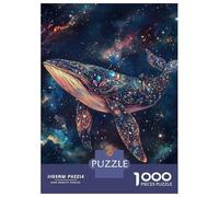 Puzzle De 1000 Pièces pour Adolescents Starry Whale Voyage Puzzle Anti-Stress, Amusant Et Original, Cadeau Unique pour Un Anniversaire Ou Noël 52x38cm/1000pcs