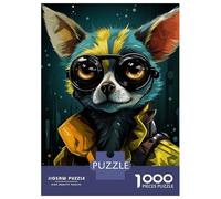 Puzzle De 1000 Pièces pour Adolescents Steampunk Lemur Elegance Puzzle Anti-Stress, Amusant Et Original, Cadeau Unique pour Un Anniversaire Ou Noël 52x38cm/1000pcs