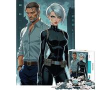 Puzzle de 1000 pièces pour Adolescents Style BD d'espionnage Difficile et Stimulant Une véritable œuvre d'art Jeu Amusant adapté aux Personnes de 14 Ans et Plus 38x26cm