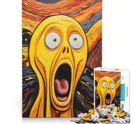 Puzzle de 1000 pièces pour Adolescents Style criard Explosion d'émotions surréalistes Jeux relaxants décompression intellectuelle Cadeau d'anniversaire Unique 50x75cm