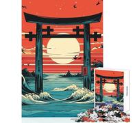 Puzzle de 1000 pièces pour Adolescents Style Japonais Torigate à Monter soi-même Idéal comme Cadeau ou Jeu en Famille pour renforcer Les Liens au Sein du Couple Dimensions 38x52cm