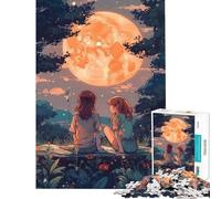 Puzzle de 1000 pièces pour Adolescents Style Lofi Girl Jouet éducatif de 1000 pièces défi Difficile Jeu Amusant et Stimulant pour Toute la Famille (38x26cm)