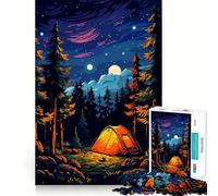 Puzzle de 1000 pièces pour Adolescents, Style Pixel Art, idéal pour Un Camp Zen Jeu de Concentration Amusant et Festif, décoration Murale de Noël (38x52cm)