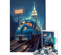 Puzzle de 1000 pièces pour Adolescents Style Streamline Moderne Difficile et Stimulant découpe de précision Jouet à Monter soi-même Convient aux 14 Ans et Plus (38x26cm)