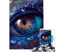 Puzzle de 1000 pièces pour Adolescents Superbe Jouet œil de Dragon Jeu éducatif et Amusant pour Toute la Famille Cadeau et Jouet idéal (Dimensions 38x26cm)