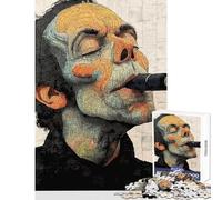 Puzzle de 1000 pièces pour Adolescents sur Le thème de la Cigarette Jeu Abstrait et Manuel décoration Parfaite Jouet éducatif pour stimuler Votre Cerveau et Votre dextérité (38x26cm)