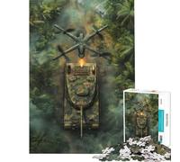 Puzzle de 1000 pièces pour Adolescents sur Le thème de la Guerre des Drones Jeu Familial Difficile Cadeau Original pour Un Anniversaire ou Noël (50x75cm)