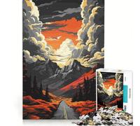 Puzzle de 1000 pièces pour Adolescents sur Le thème de la liberté Naturelle Jeux relaxants Course de Vitesse Manuelle pour Un Anniversaire ou Noël 38x52cm
