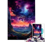 Puzzle de 1000 pièces pour Adolescents sur Le thème de la Nature et de la Galaxie Un Jeu éducatif Stimulant et Difficile Un Cadeau Artistique (Taille 38x52cm)