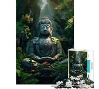Puzzle de 1000 pièces pour Adolescents sur Le thème de la Nature et du Bouddha Un Jeu éducatif et Stimulant Un Jeu Familial Amusant et Original Un Cadeau d'anniversaire idéal (Dimensions 38x52cm)