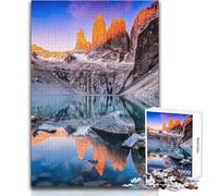 Puzzle de 1000 pièces pour Adolescents sur Le thème de la Patagonie et du Chili Un pour Passer Le Temps en Famille (Taille 38x26cm)