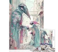 Puzzle de 1000 pièces pour Adolescents sur Le thème de la peste Décoration, Jouet, Cadeau d'anniversaire, Jeu éducatif Chaque pièce est Unique Dimensions 38x52cm