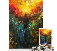 Puzzle de 1000 pièces pour Adolescents sur Le thème de la souveraineté Cosmique Jeux éducatifs activités familiales Jouet éducatif avec Poster et fiche de Questions-réponses Assortis (50x75cm)