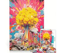 Puzzle de 1000 pièces pour Adolescents sur Le thème de l'explosion nu ire Jeux éducatifs activités Amusantes à la Maison idéal comme Cadeau 38x26cm
