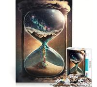 Puzzle de 1000 pièces pour Adolescents sur Le thème de l'univers du Temps Jouet éducatif décoration Murale avec Poster et fiche de Questions-réponses Assortis 50x75cm