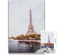 Puzzle de 1000 pièces pour Adolescents sur Le thème de Paris Jeu Pratique, Analyse et logiqueCadeau idéal pour Un anniversaireDimensions 38x52 cm.