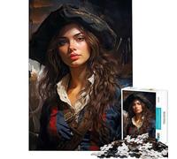 Puzzle de 1000 pièces pour Adolescents sur Le thème des Pirates Un Jeu éducatif et Stimulant Un Jeu Familial Amusant et Original Un Cadeau d'anniversaire idéal (Taille 50x75cm)